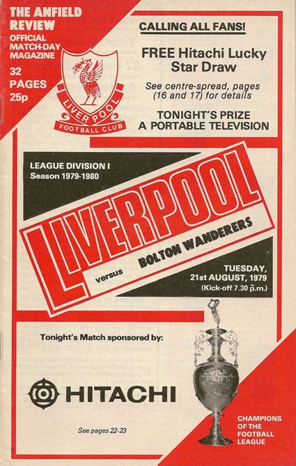 Liverpool FC v Bolton Wanderers FC